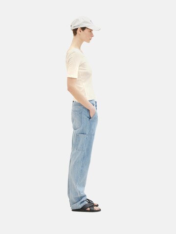 TOM TAILOR DENIM Тениска в бежово