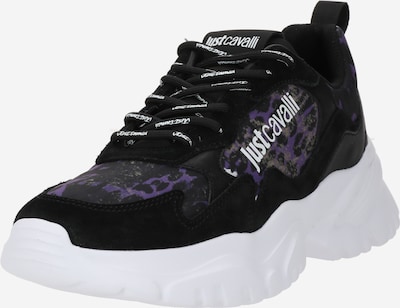 Just Cavalli Platform trainers 'FONDO PERFORMANCE' in Purple / Black / White, Item view