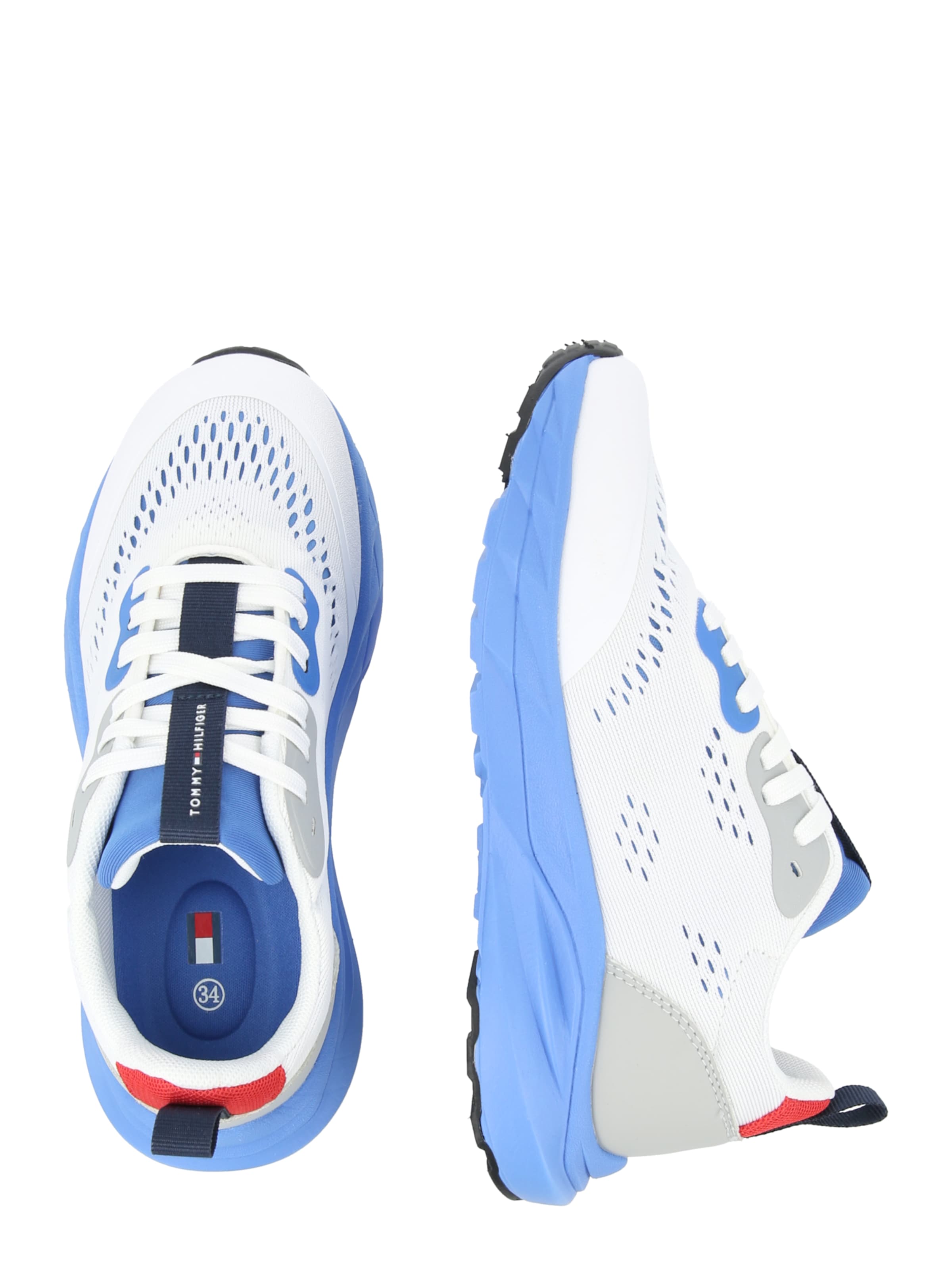 TOMMY HILFIGER Trampki 'TRIBE' w kolorze biały