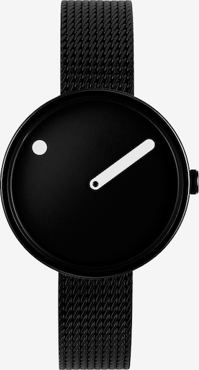 Picto Uhr in schwarz / weiß, Produktansicht