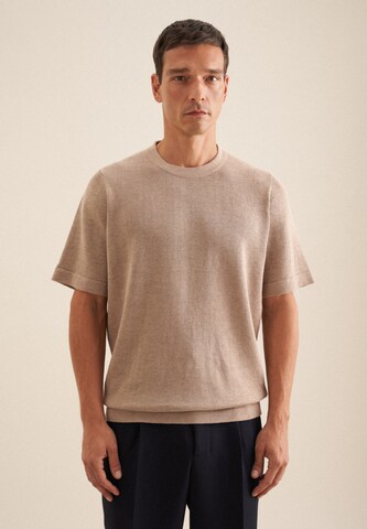 SEIDENSTICKER Shirt in Beige: voorkant