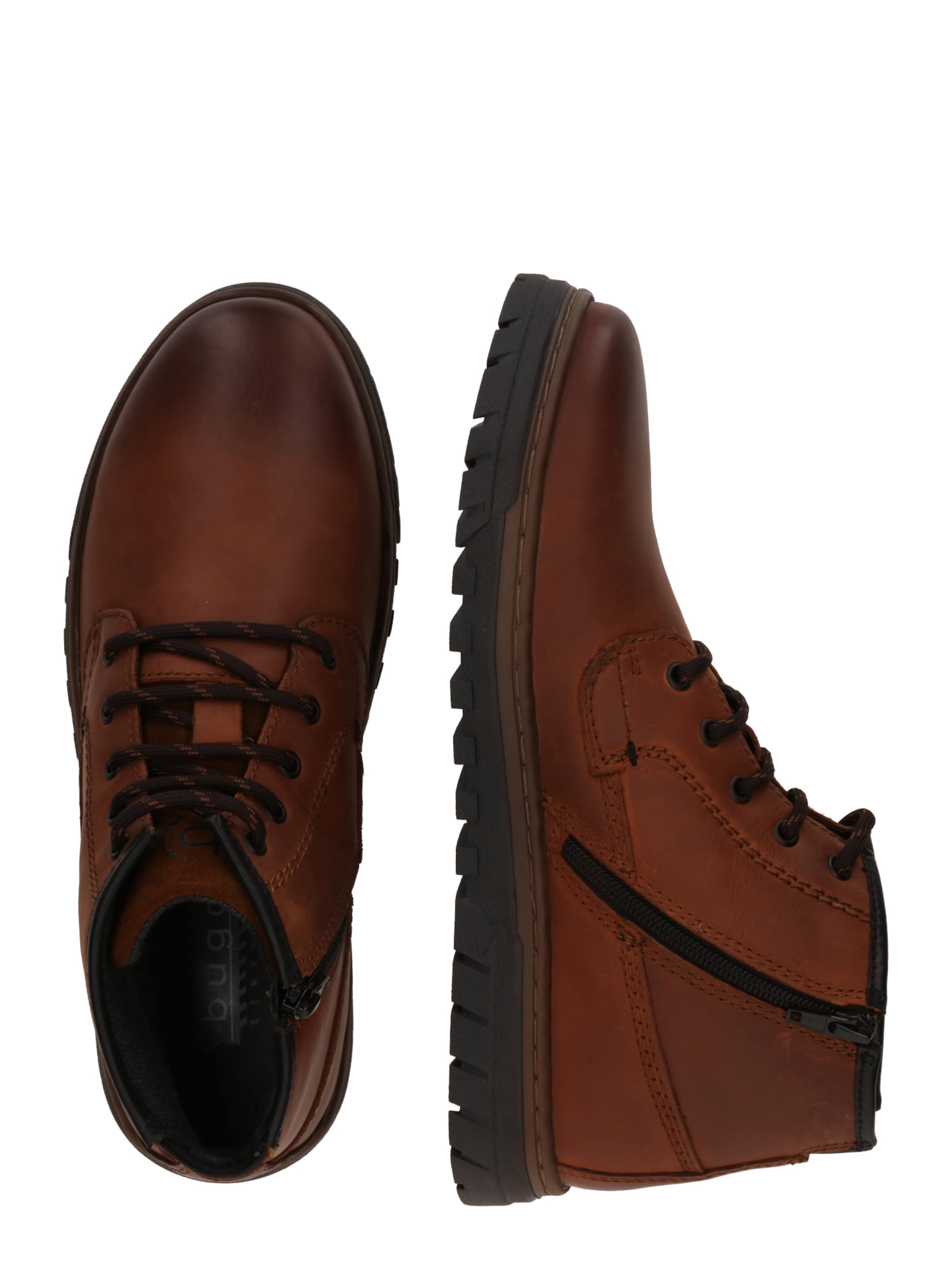 bugatti Ботинки на шнуровке в Коричневый