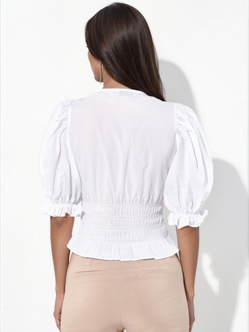 Busem Blouse in White