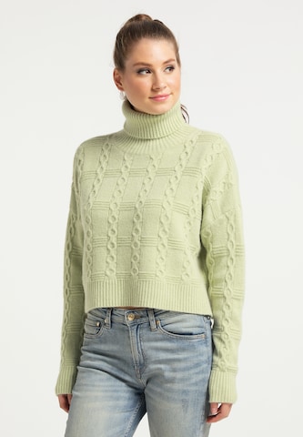 Pull-over myMo NOW en vert : devant