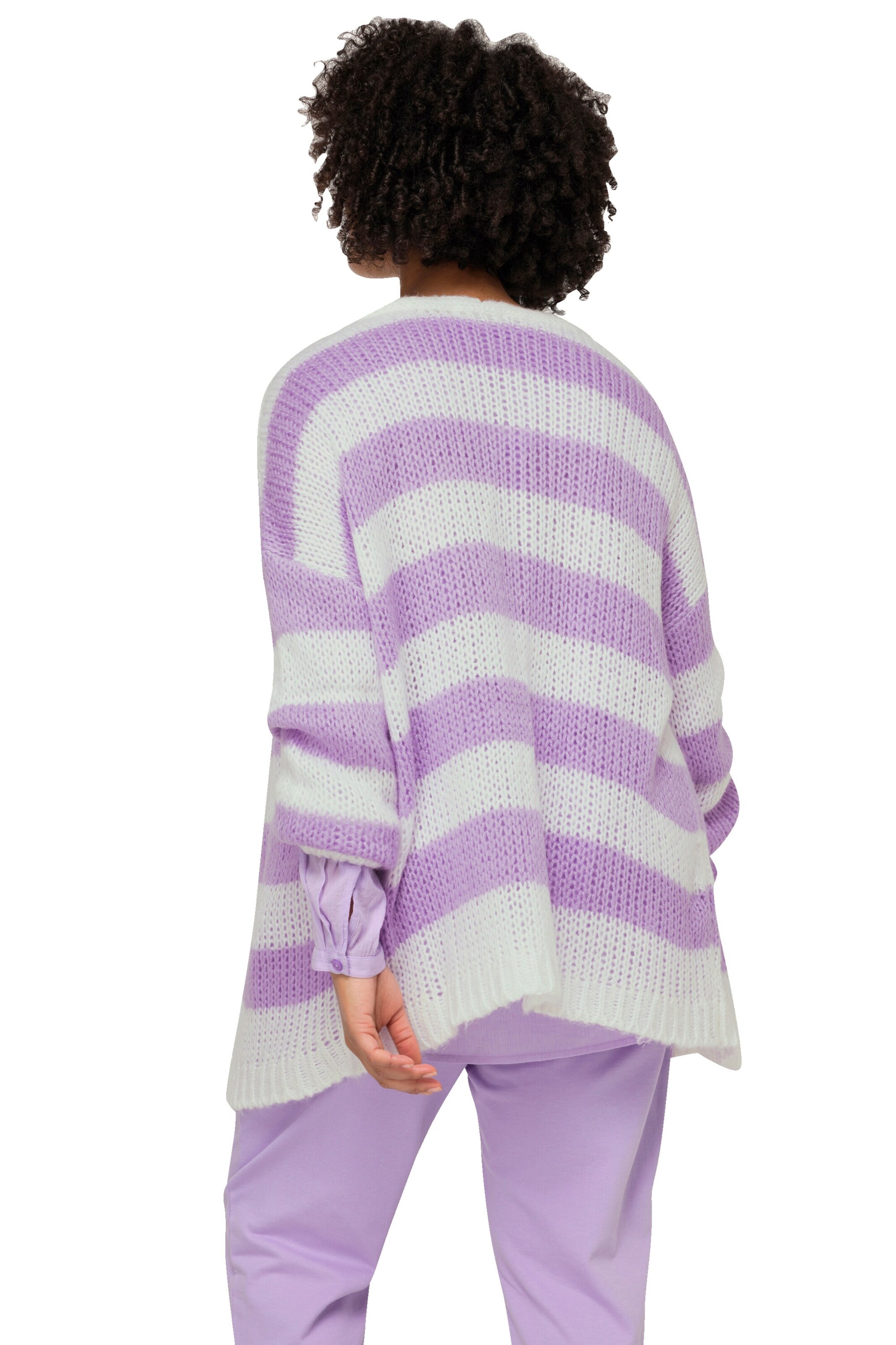 Angel of Style Strickjacke in Lila