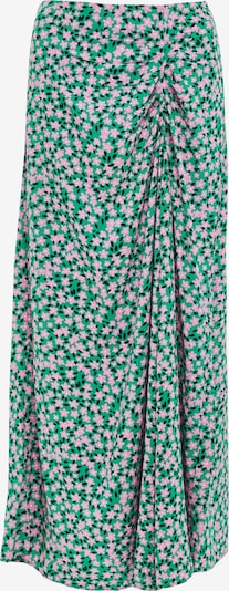 Threadbare Nederdel 'Taz' i grøn / lilla / sort / hvid, Produktvisning