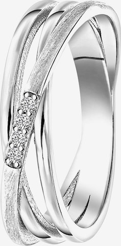 Lucardi Ring in Silver: front