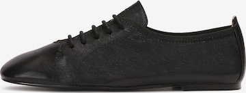 juoda Kazar Batai su raišteliais: priekis