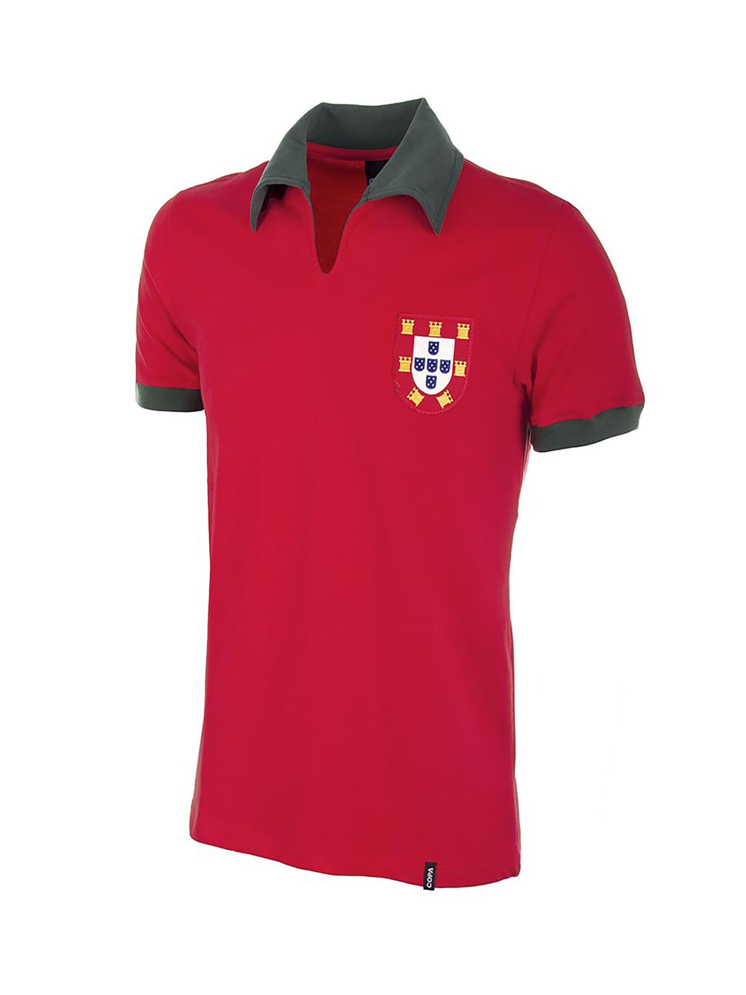 Copa Trikot 'Retro Portugal 1972'‌‌‌‌‌‌‌‌‌ in Rot: Vorderseite