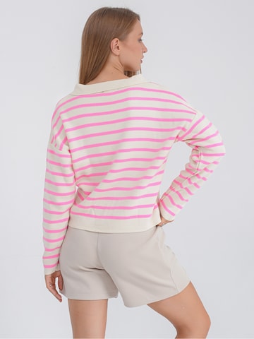 FRESHLIONS Oversized Sweater ' Larina ' in Pink