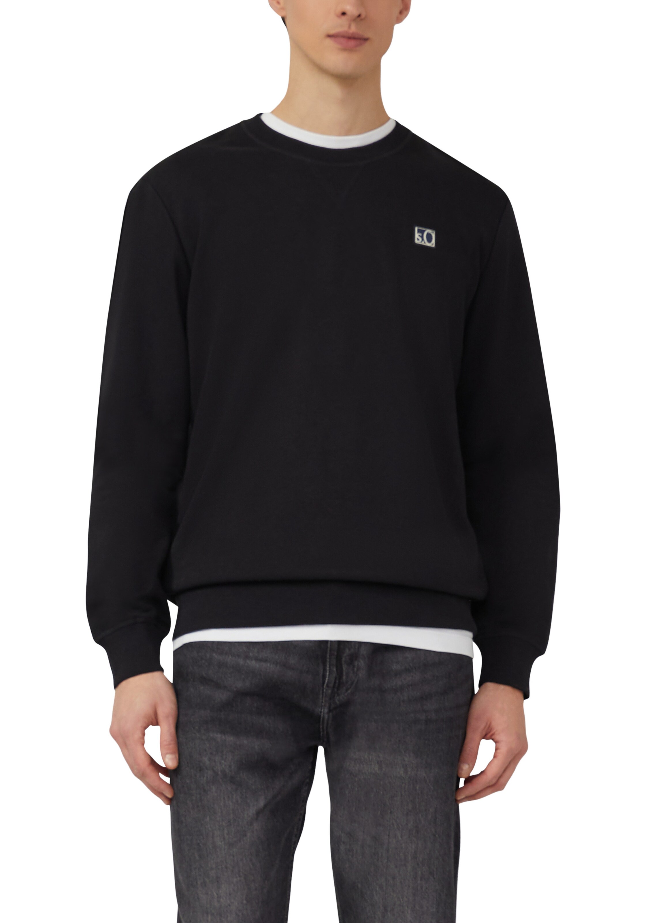 s.Oliver Sweatshirt in Zwart