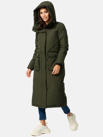 NAVAHOO Winter Coat 'Wolkenfrost XIV' in Green