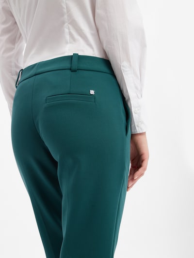 HUGO Bandplooibroek 'Hetana ' in de kleur Spar, Productweergave