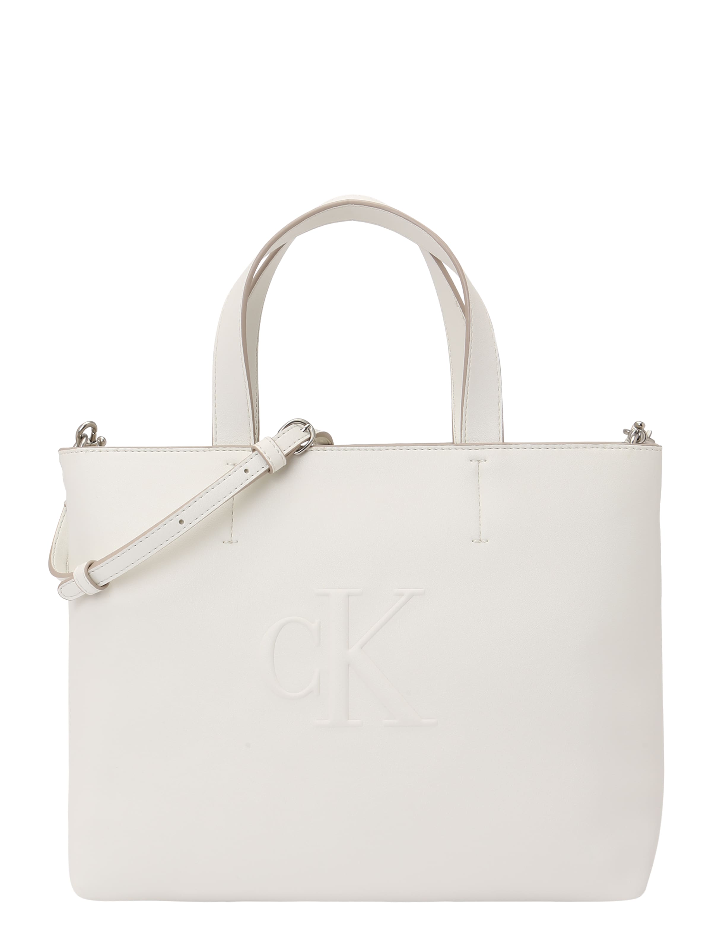 Calvin Klein Handbag in White: front