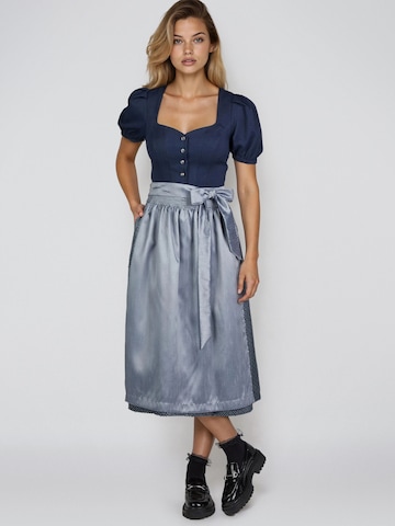 Dirndl 'Hallein' SPIETH & WENSKY en bleu : devant
