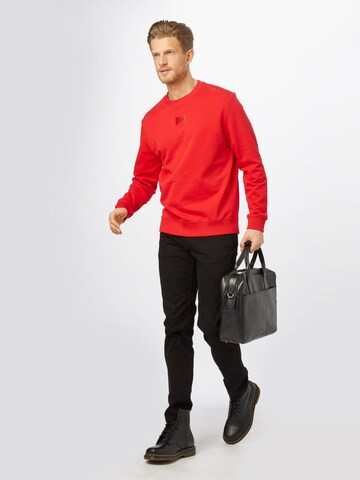 HUGO Sweatshirt 'Diragol' in Rot