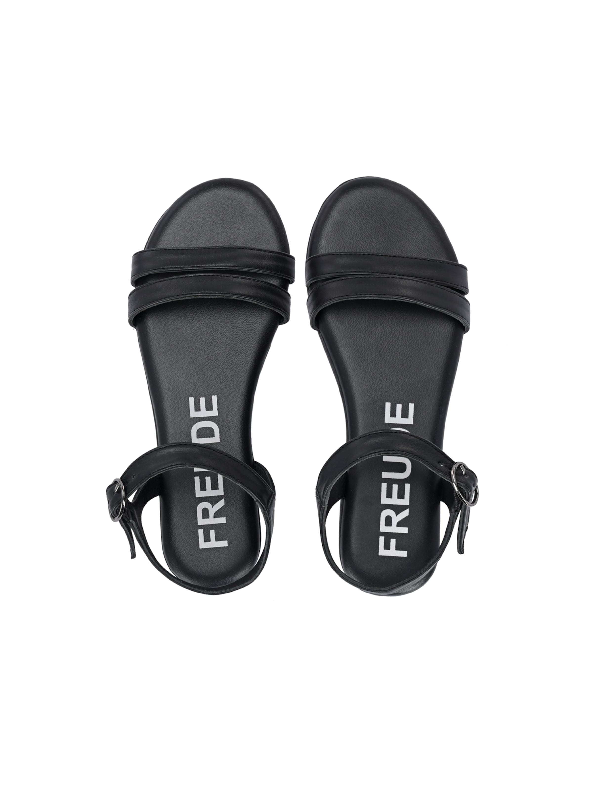 FREUDE Strap sandal 'Asti' in Black