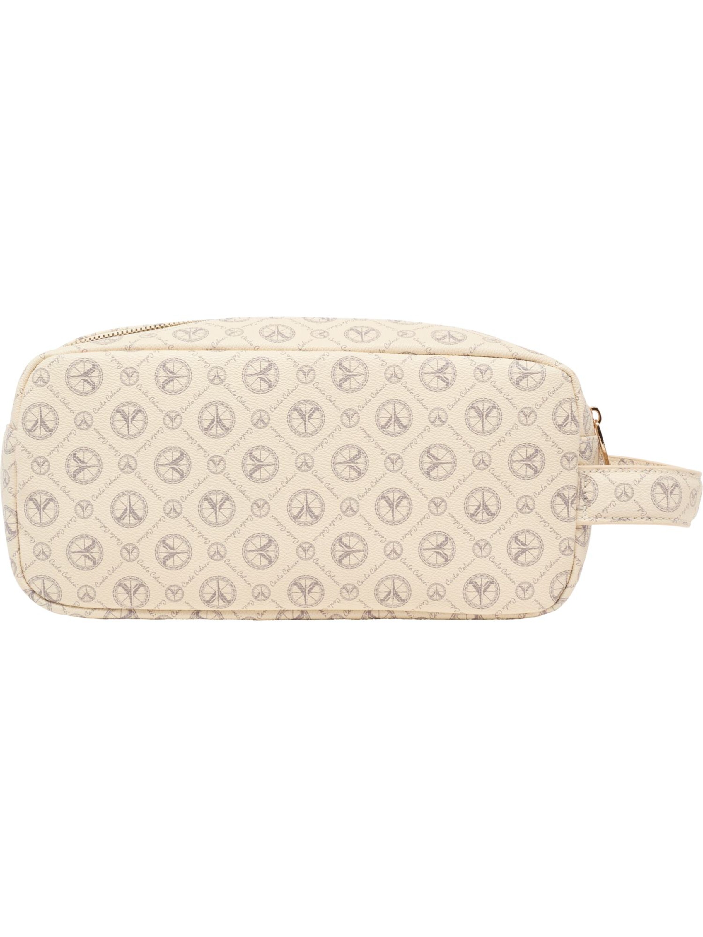 Carlo Colucci Cosmetic Bag in Beige