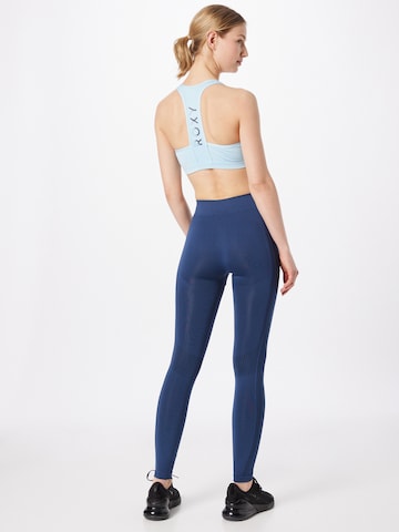 Hummel Skinny Sporthose in Blau