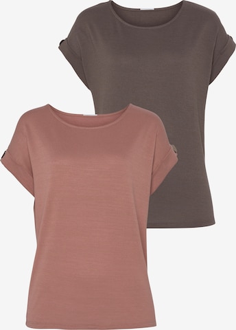 LASCANA - Camiseta en marrón