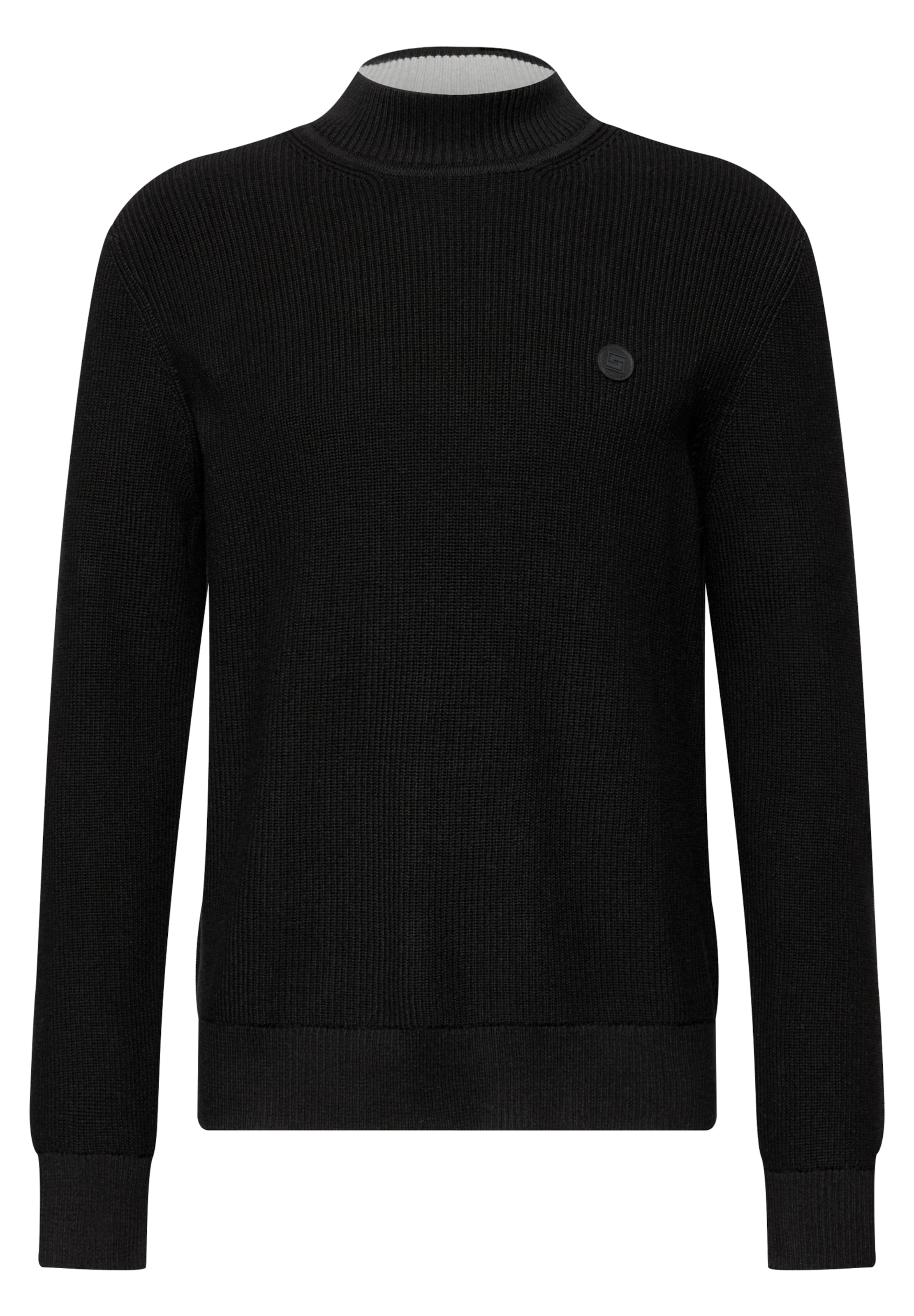 Street One MEN Sweater in Black: front