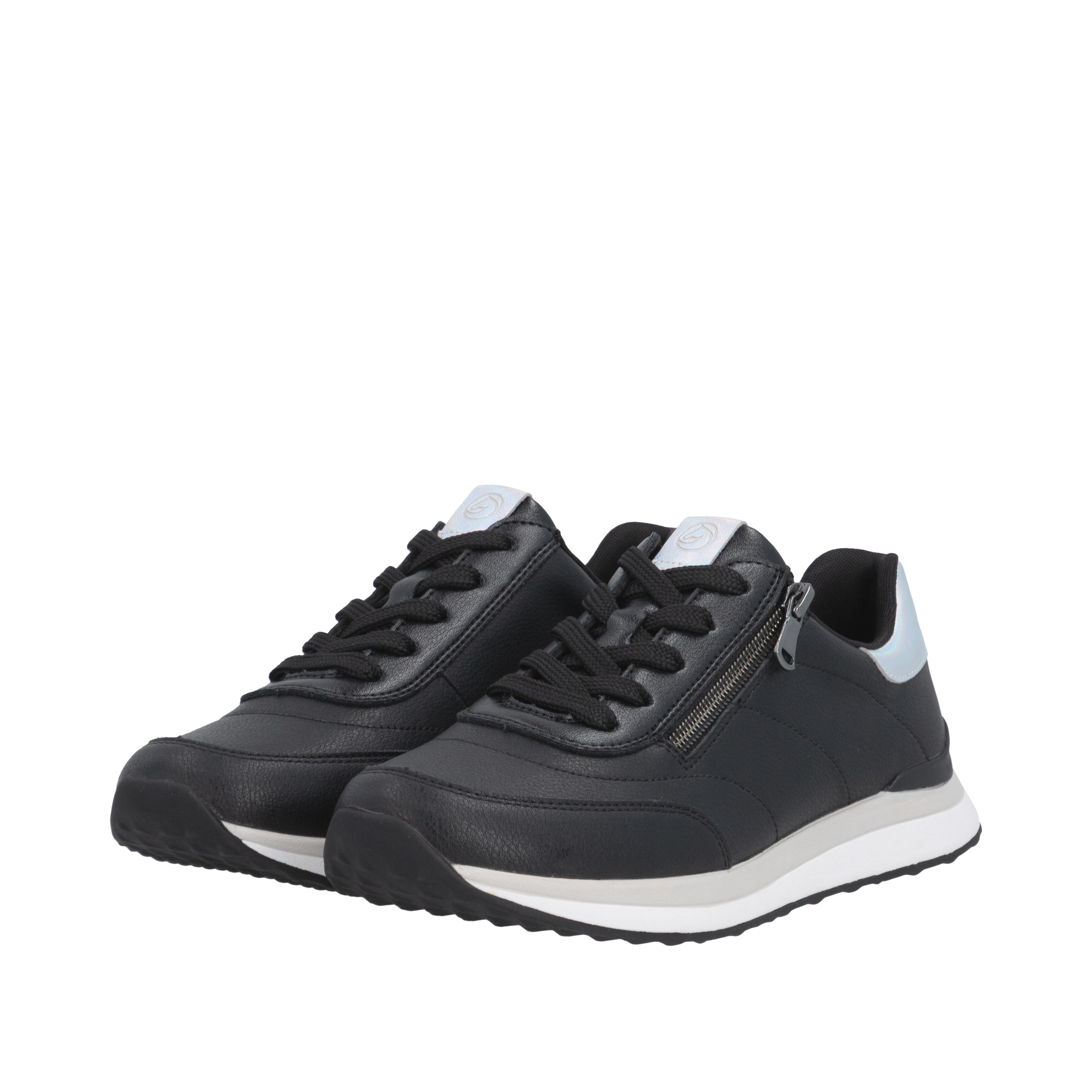 REMONTE Athletic Lace-Up Shoes in Black