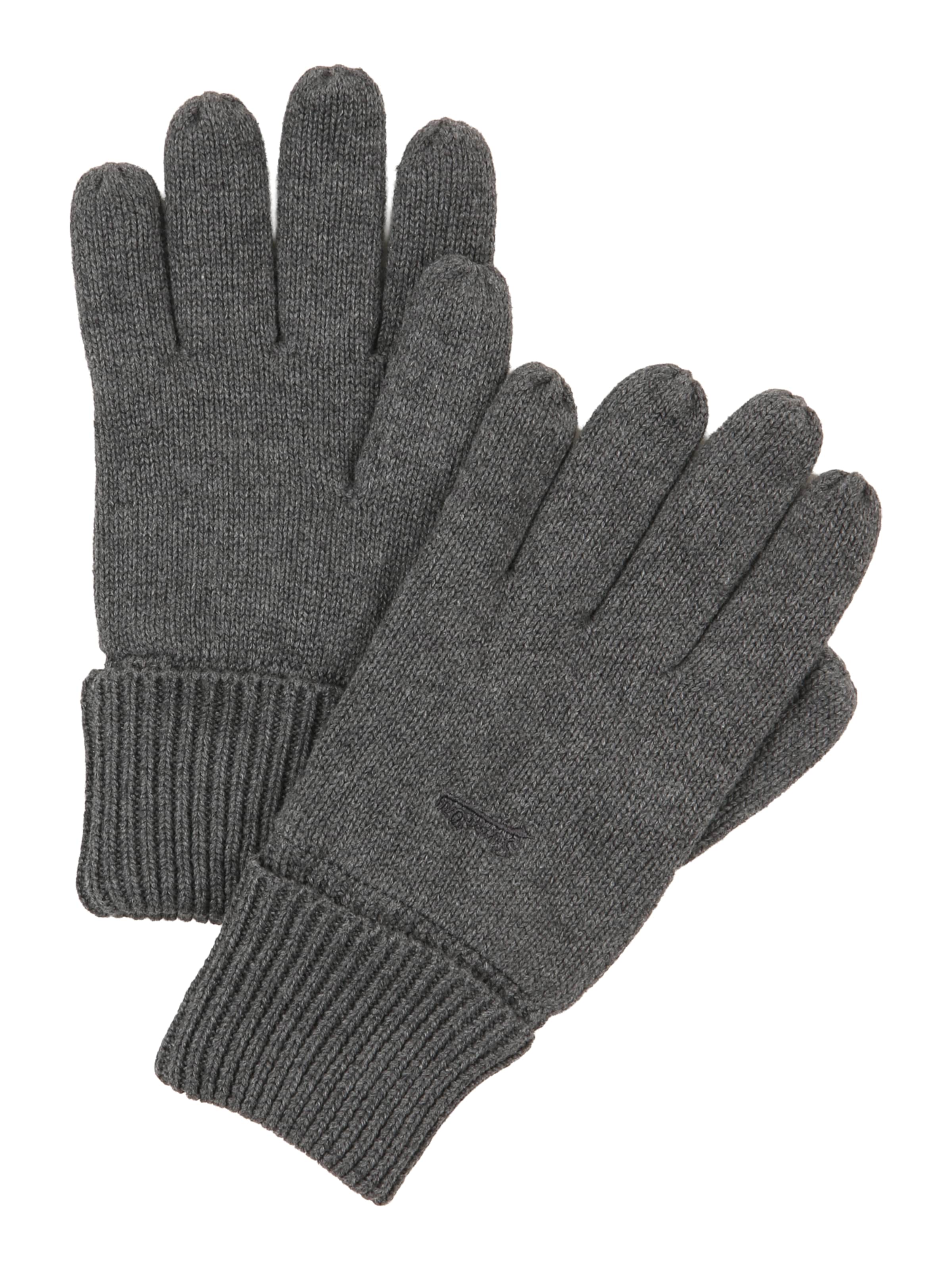 Superdry Vingerhandschoenen in Grijs: voorkant