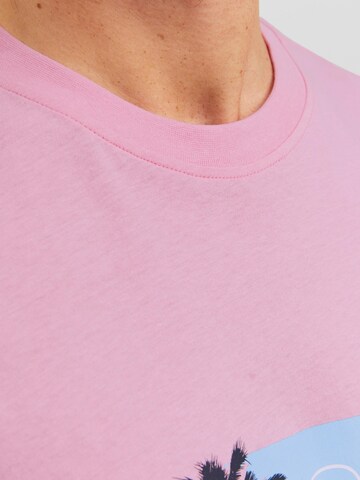 JACK & JONES T-Shirt 'TULUM' in Pink