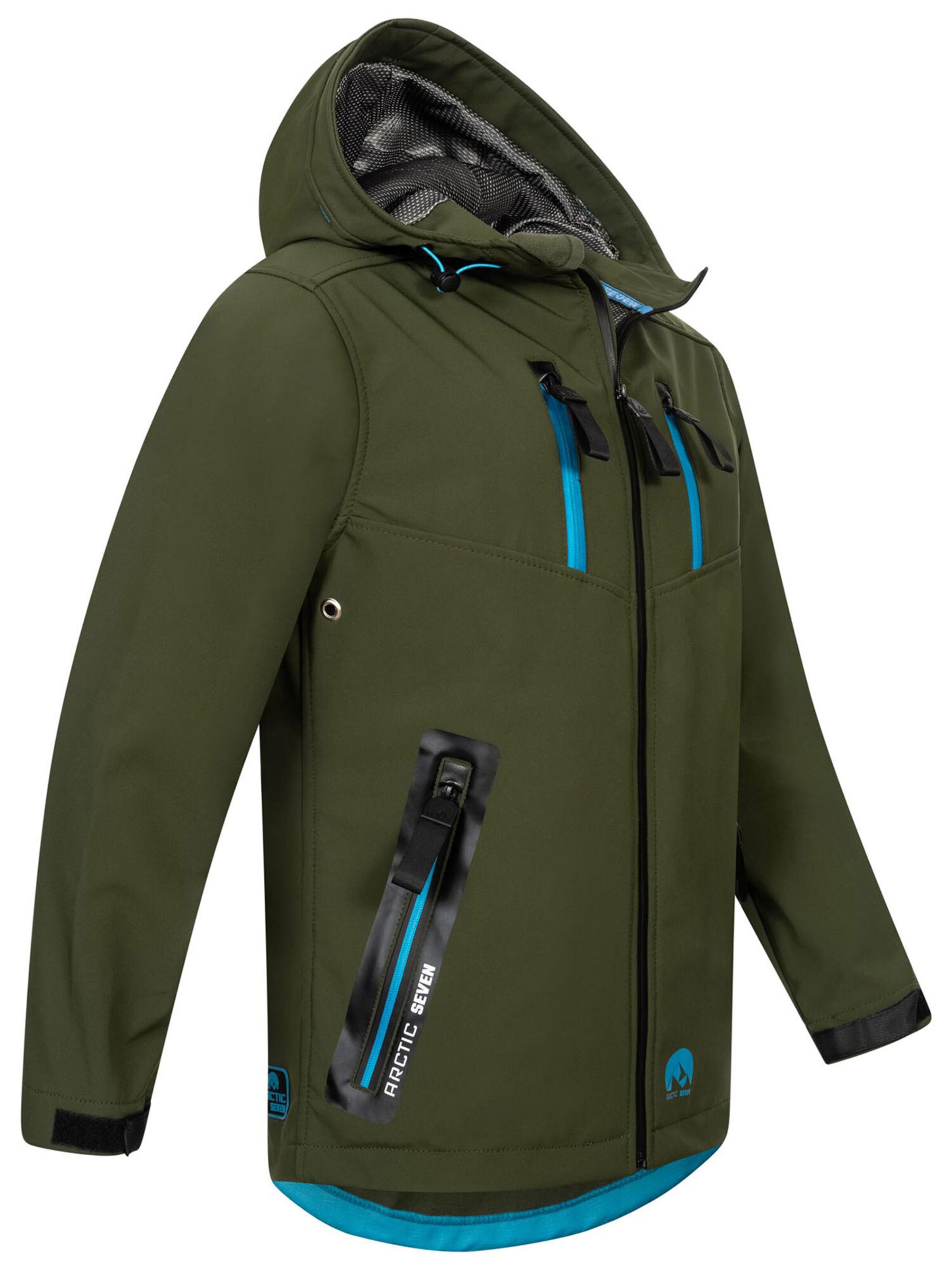 Arctic Seven Outdoor jacket 'AS306' in Green
