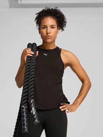 Top sportivo 'Cloudspun' di PUMA in nero: frontale