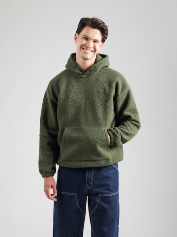 LEVI'S ® - Sweatshirt 'Cozy Up Hoodie' em verde: frente