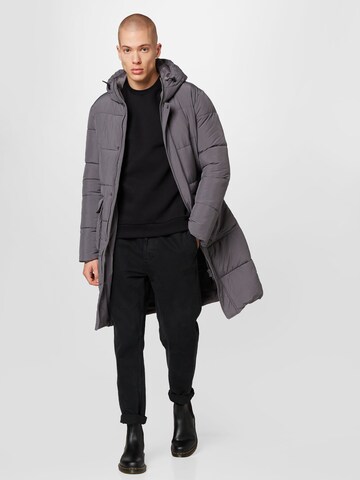 BURTON MENSWEAR LONDON Płaszcz zimowy w kolorze szary