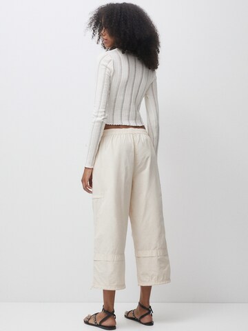 Pull&Bear Тениска в бяло