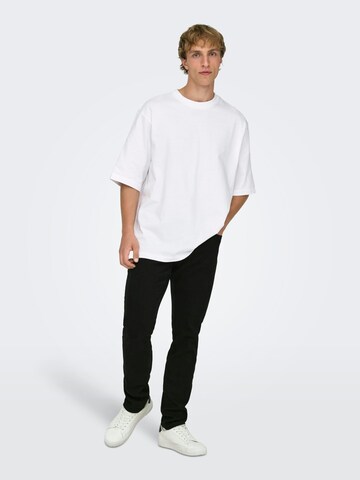 Only & Sons Baggy Jeans 'Loom' in Zwart