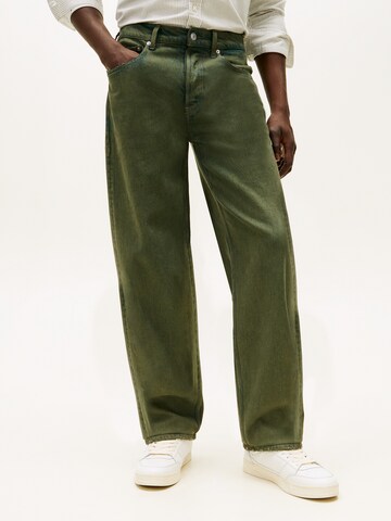 Wide leg Jeans 'JAIMIE' de la Tommy Jeans pe verde: față