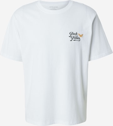 JACK & JONES Футболка 'JJLEGEND' в Белый: спереди