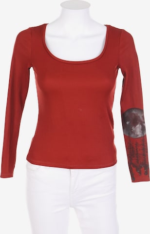Monki Longsleeve-Shirt XS in Rot: predná strana