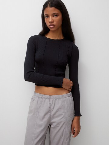 Pull&Bear Shirt in Blue: front