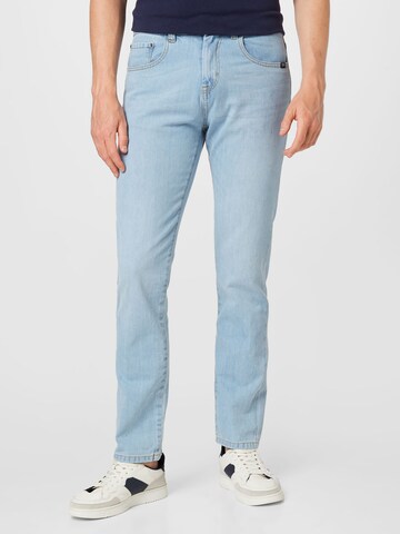 TOM TAILOR Slimfit Jeans 'Josh' in Blau: predná strana