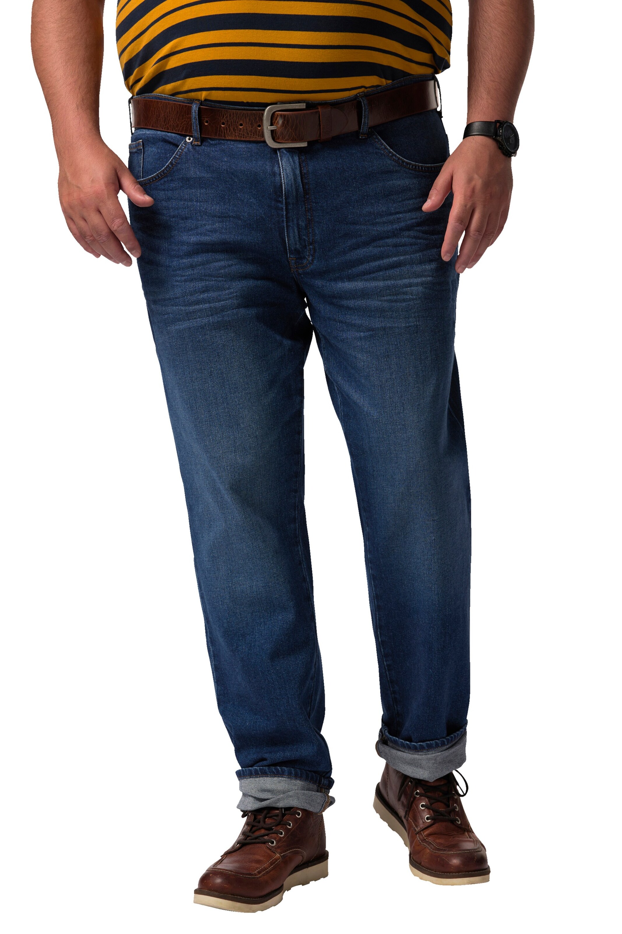 John F. Gee Regular Jeans in Blue: front