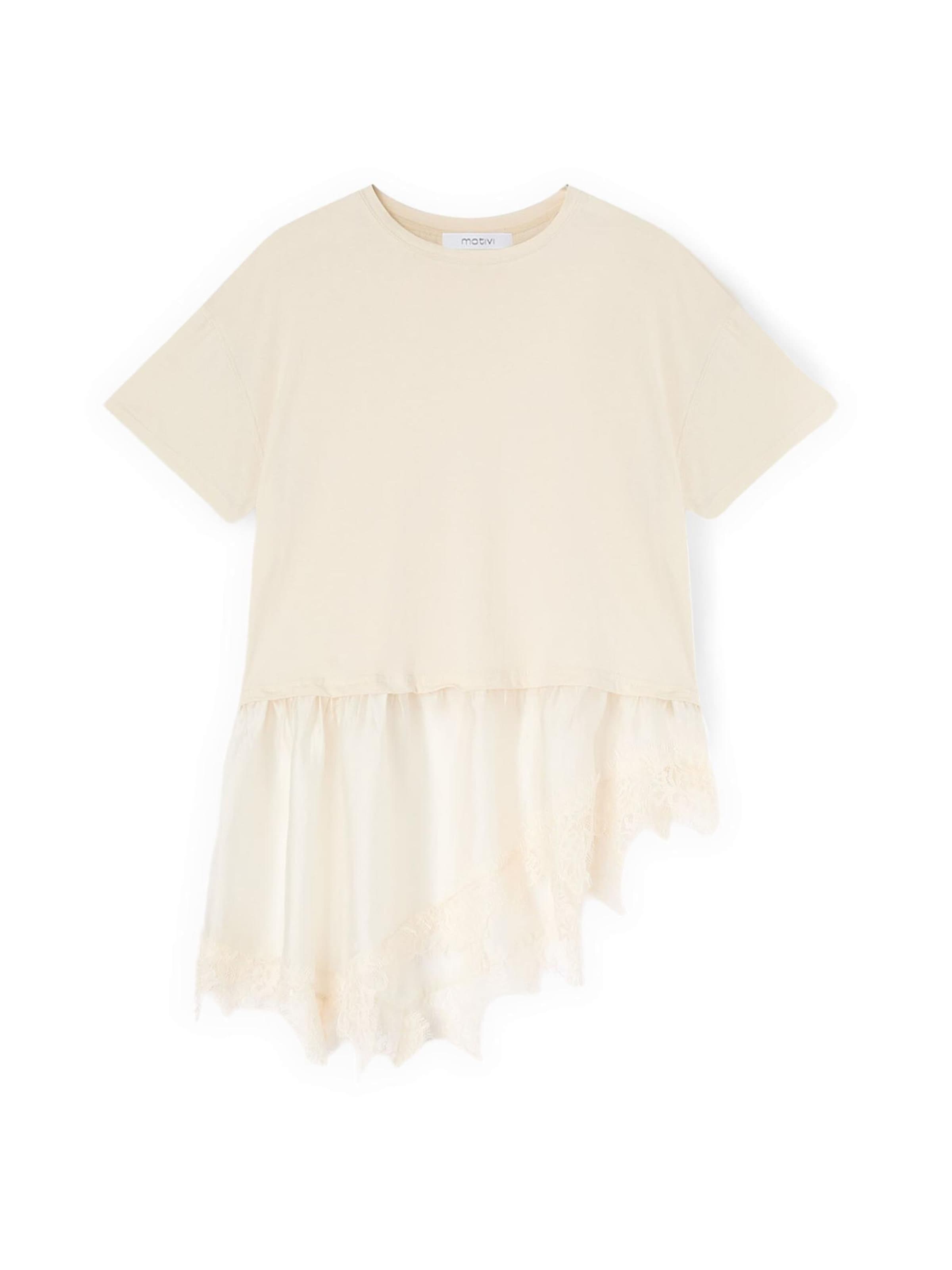 MOTIVI - Camiseta en beige: frente