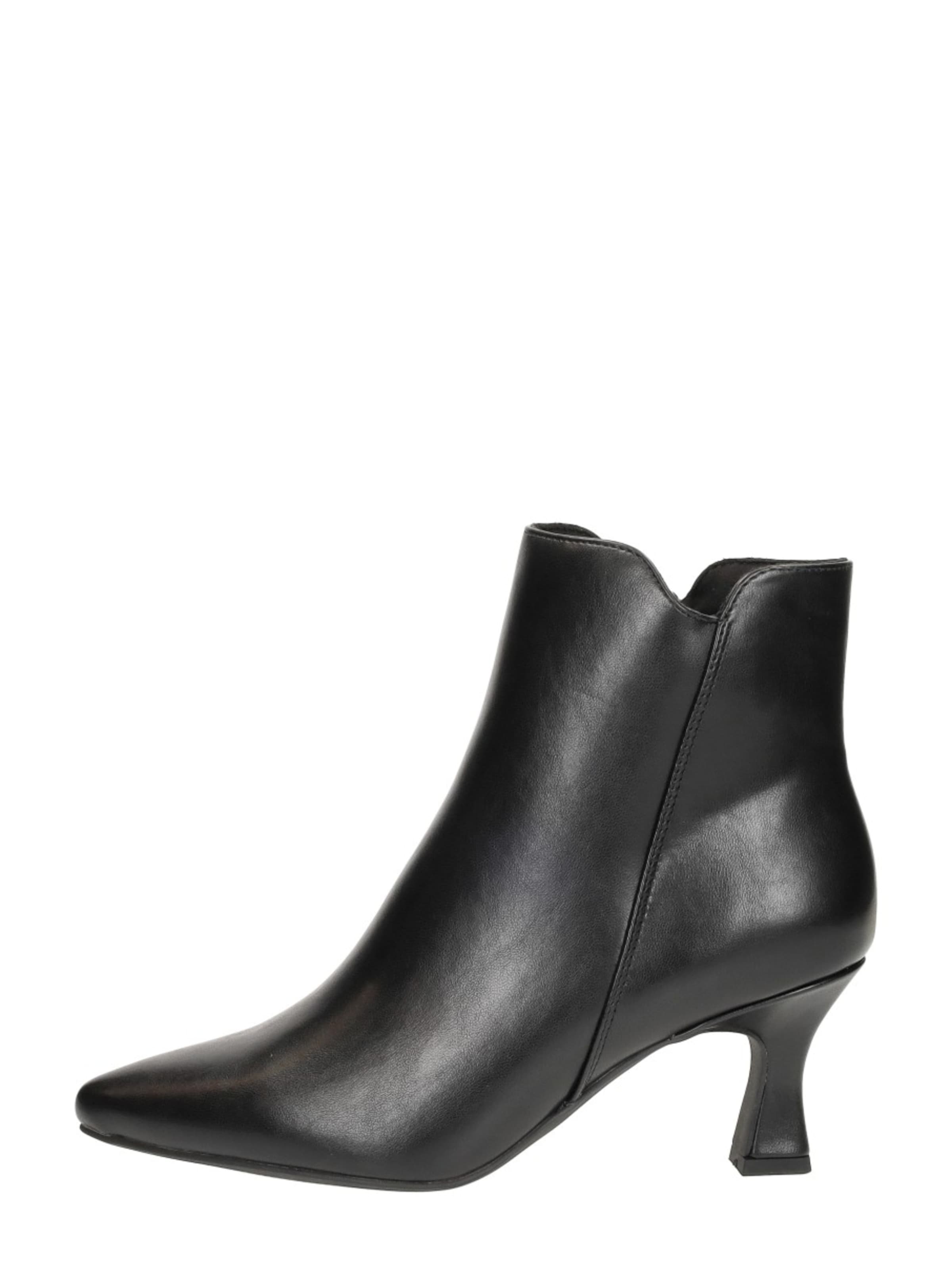 MARCO TOZZI Boots 'Enkellaarsjes Hak' in Black: front
