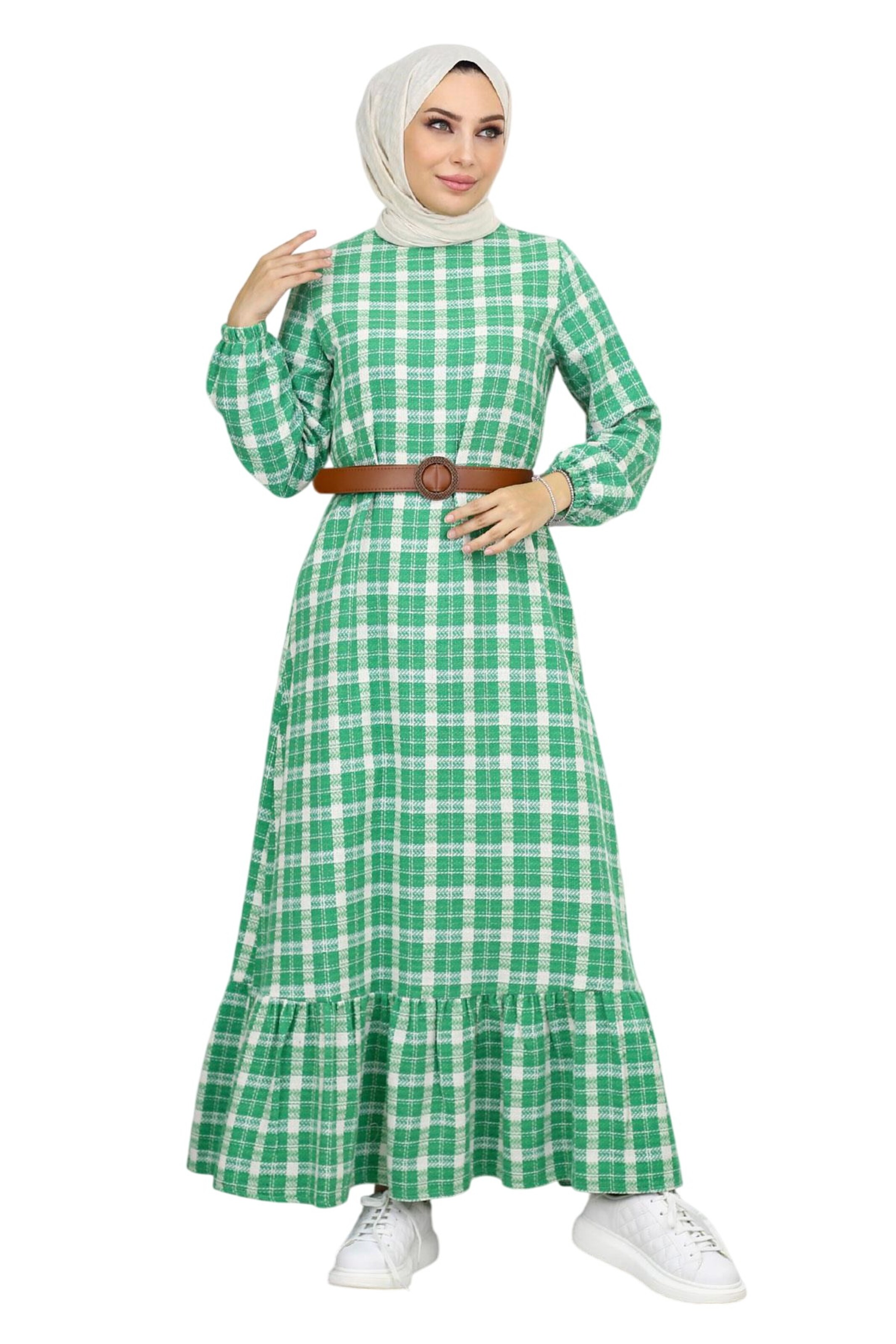 MODAMIHRAM Jurk in Groen