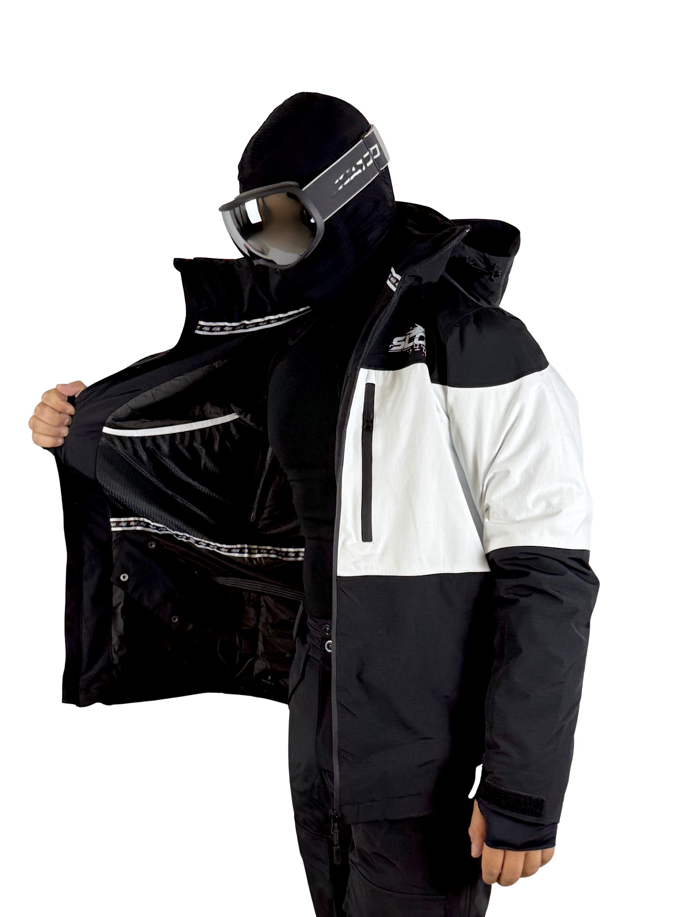 Giacca invernale 'Axis Ski & Snowboard Jacket' di Slope Soul in nero