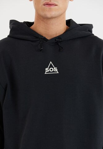 SOS Sweatshirt 'Vail' in Zwart
