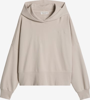 Sweat-shirt Marc O'Polo en beige : devant