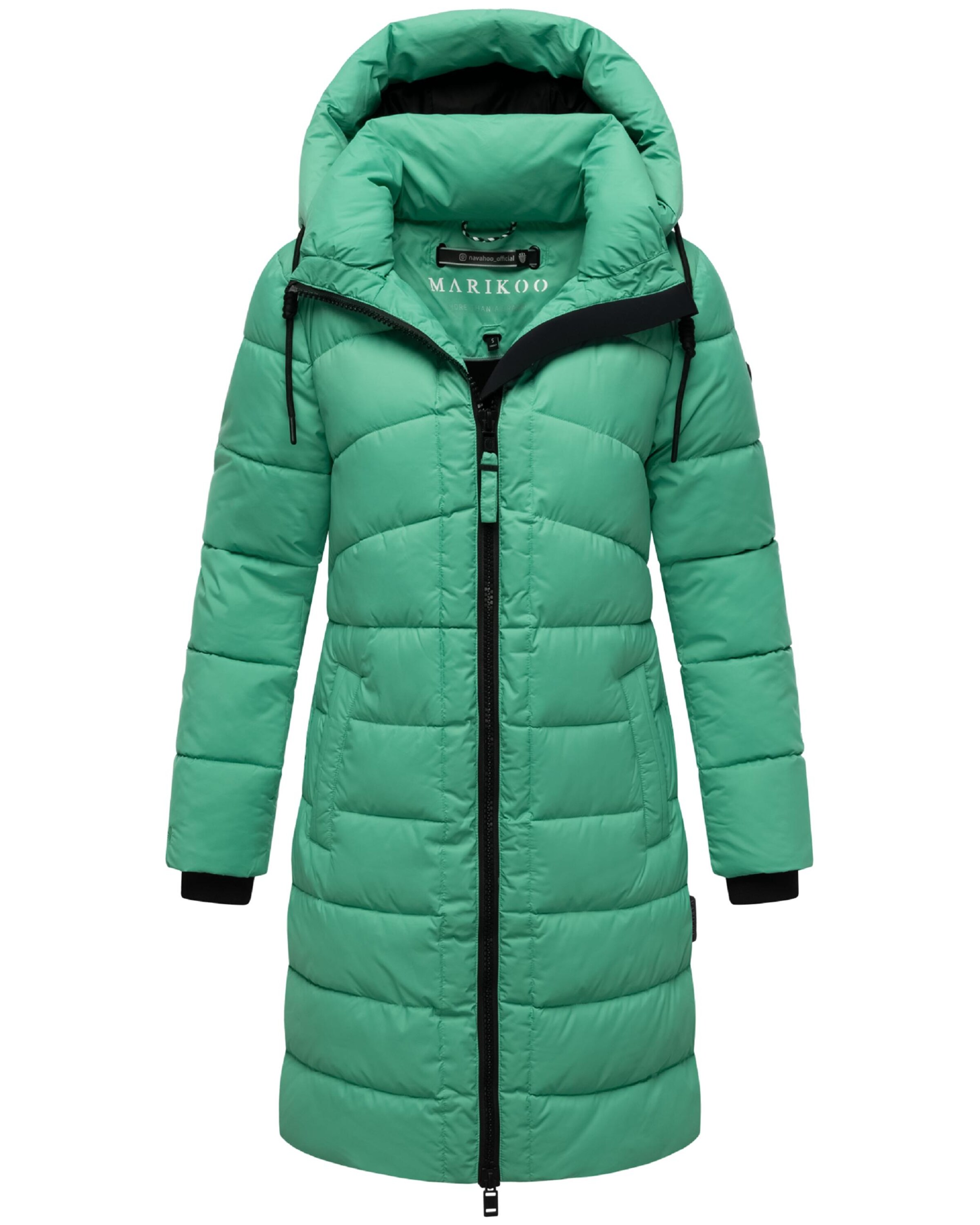 MARIKOO Płaszcz zimowy 'Kaltnäschen 16' w kolorze zielony