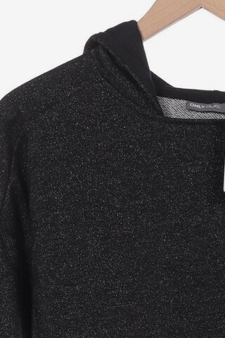 ONLY Sweatshirt & Zip-Up Hoodie in L in Black