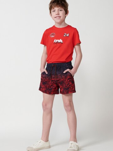 KOROSHI Zwemshorts in Rood