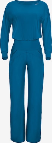 Winshape Jumpsuit ' JS101LSC ' i blå: forside